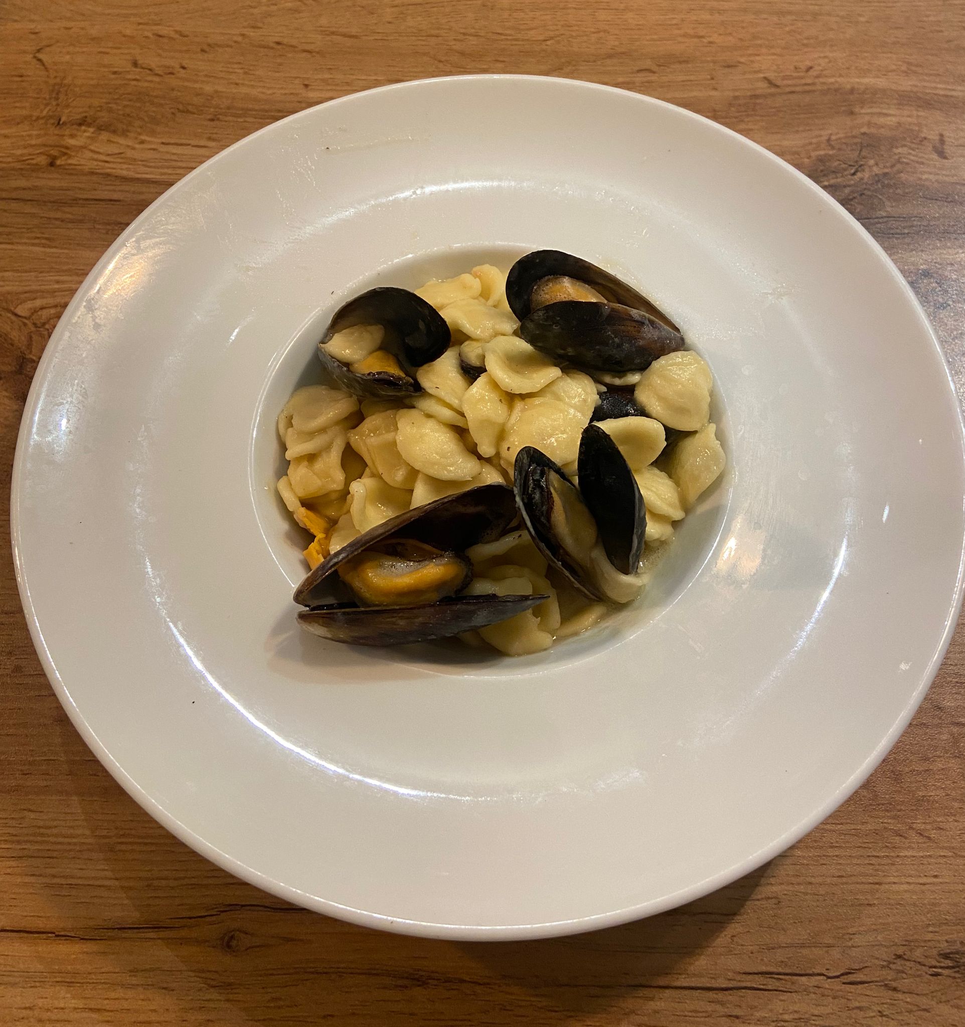 Cozze e Crema di Fagioli