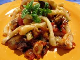 piscispata, mulinciane e mentuccia